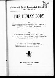 Cover of: The human body by by H. Newell Martin.