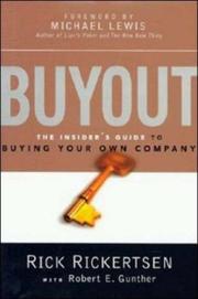 Cover of: Buyout  by Rick Rickertsen, Robert E. Gunther