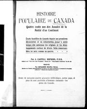 Cover of: Histoire populaire du Canada by J. Castell Hopkins