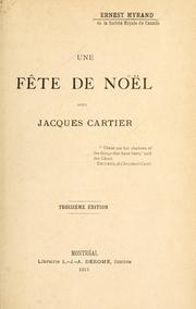 Cover of: Une fête de Noël sous Jacques Cartier by Myrand, Ernest