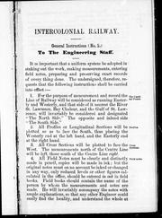 Cover of: General instructions (no. 2.): to the engineering staff