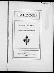 Cover of: Baldoon by by Le Roy Hooker.