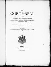 Cover of: Les Corte-Real et leurs voyages au Nouveau-Monde by Henry Harrisse
