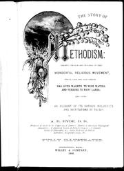 Cover of: The story of Methodism by by A.B. Hyde.