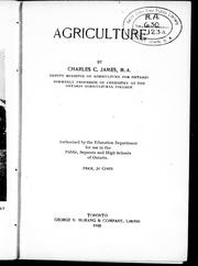 Cover of: Agriculture by C. C. James
