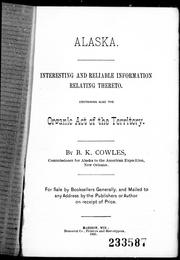 Alaska by B. K. Cowles