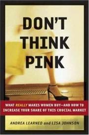 Cover of: Don't Think Pink by Lisa Johnson, Andrea Learned