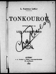 Cover of: Tonkourou by Pamphile Lemay
