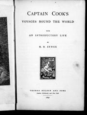 Cover of: Captain Cook's voyages round the world