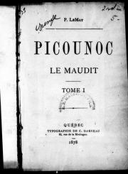 Cover of: Picounoc le maudit by Pamphile Lemay