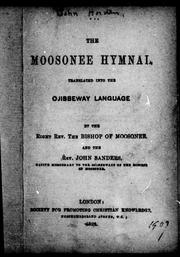 Cover of: The Moosonee hymnal by 