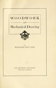 Cover of: Woodwork and mechanical drawing