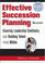 Cover of: Effective Succession Planning