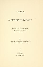 Cover of: A bit of old lace ..