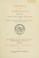 Cover of: University of Maryland, 1807-1907, its history, influence, equipment and characteristics