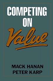Cover of: Competing on value