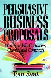 Persuasive business proposals by Tom Sant