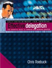 Cover of: Effective Delegation by Chris Roebuck