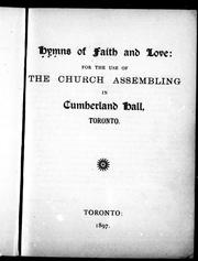 Cover of: Hymns of faith and love by [W.B.]