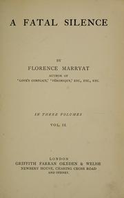 Cover of: A fatal silence by Florence Marryat