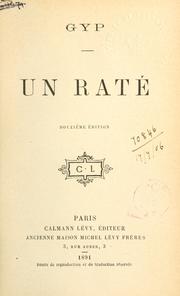 Cover of: raté [par] Gyp.