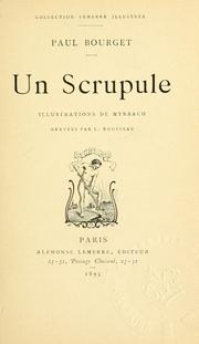 Un scrupule by Paul Bourget