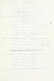 Cover of: Genealogies : Eldred, Eldredge by James W. Hawes