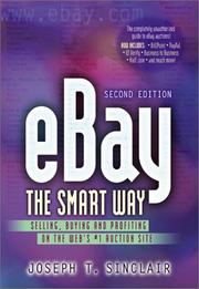 Cover of: eBay the Smart Way by Joseph T. Sinclair