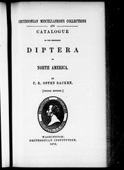 Cover of: Catalogue of the described Diptera of North America