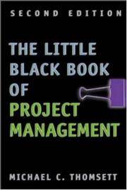 Cover of: The little black book of project management