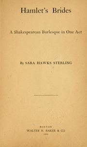 Cover of: Hamlet's brides