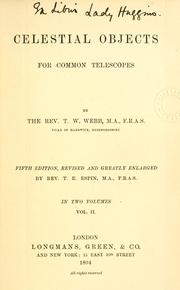 Cover of: Celestial objects for common telescopes by T. W. Webb
