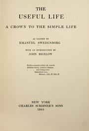 Cover of: useful life: a crown to the simple life