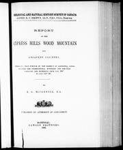 Cover of: Report on the Cypress Hills, Wood Mountain and adjacent country by by R.G. McConnell.