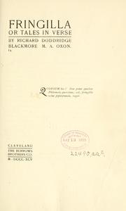 Cover of: Fringilla by R. D. Blackmore