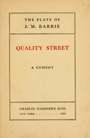 Cover of: Quality street by J. M. Barrie
