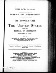 The counter-case of the United States by United States