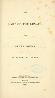 Cover of: last of the Lenapé, and other poems.