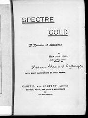 Cover of: Spectre gold: a romance of Klondike