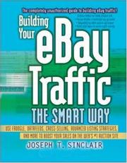 Cover of: Building Your eBay Traffic the Smart Way by Joseph T. Sinclair