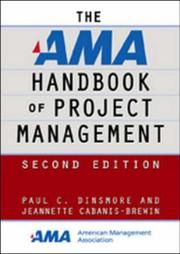Cover of: The AMA handbook of project management
