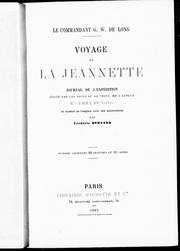 Cover of: Voyage de la Jeannette: journal de l'expédition