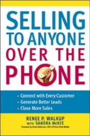 Cover of: Selling to Anyone over the Phone | Renee P. Walkup