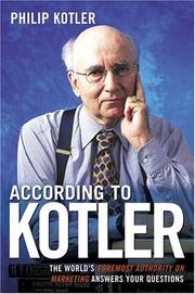 Cover of: According To Kotler by Philip Kotler