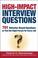 Cover of: High-Impact Interview Questions