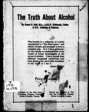 Cover of: The truth about alcohol