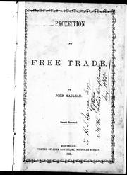 Cover of: Protection and free trade