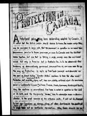 Cover of: Protection in Canada