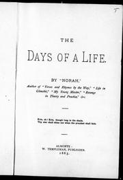 Cover of: The days of a life