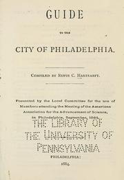 Cover of: Guide to the city of Philadelphia by Rufus C. Hartranft